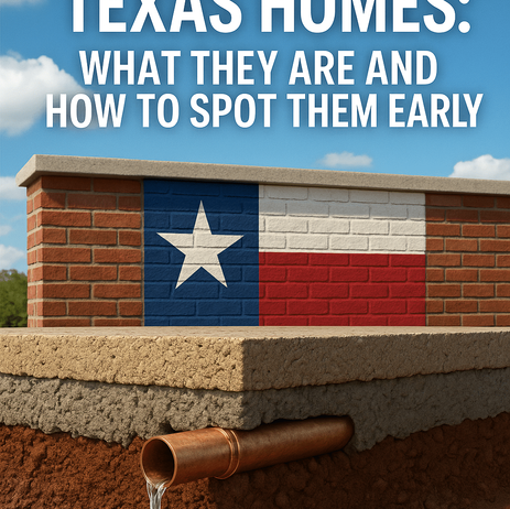 SLAB LEAKS IN TEXAS HOMES: WHAT THEY ARE AND HOW TO SPOT THEM EARLY