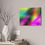 Thumbnail: icy mountain inside Vibrant Abstract Canvas Art