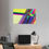 Thumbnail: Vibrant Abstract Stretched Canvas Art