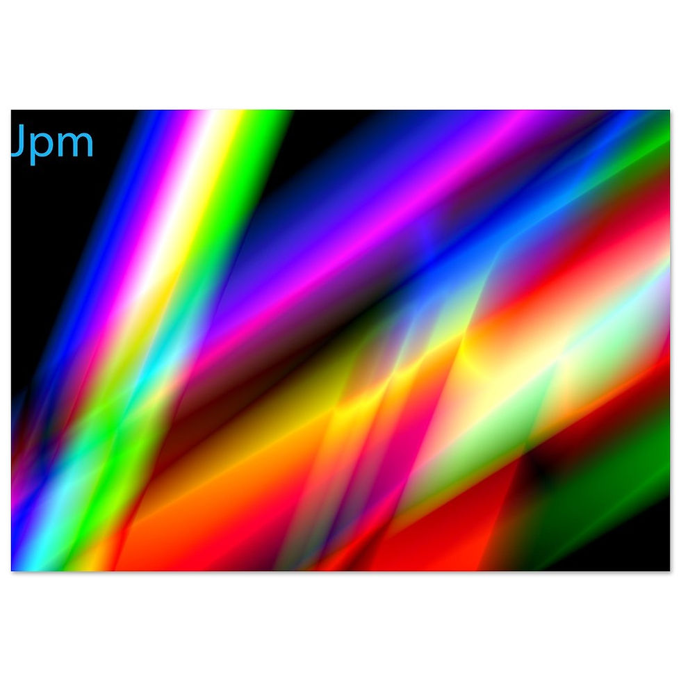 Thumbnail: rainbow at night Aluminum Print