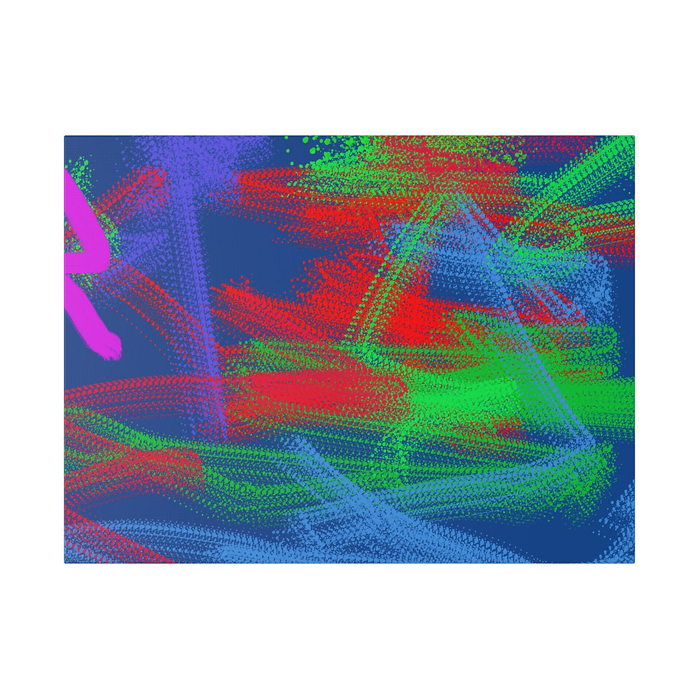 Thumbnail: rainbow sky canvas print 