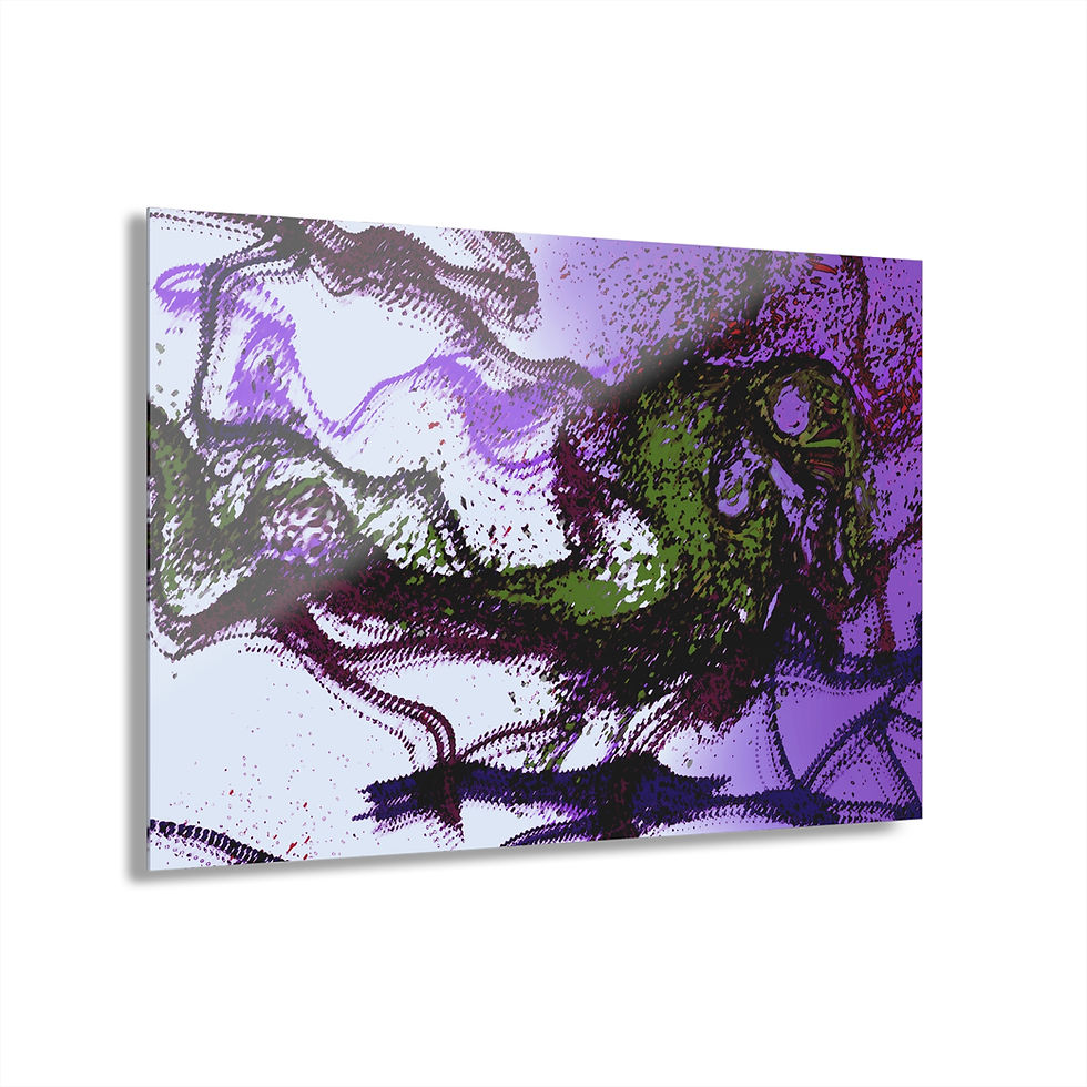 Thumbnail: Vibrant Acrylic Print Decor, Colorful artwork for art lovers