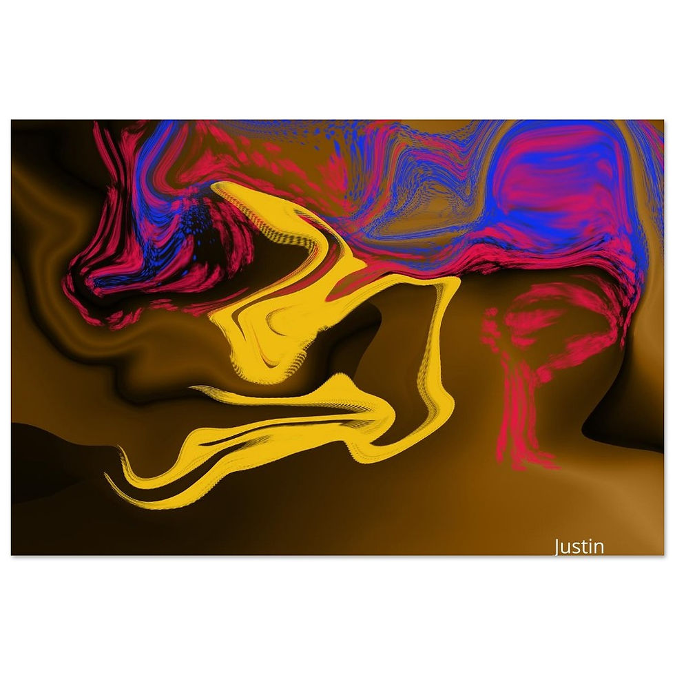 Thumbnail: circled colored skies Aluminum Print