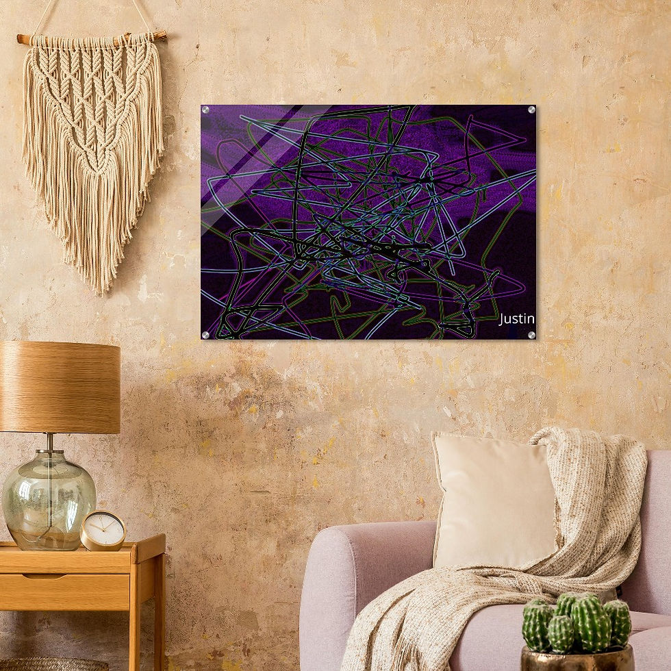 Thumbnail: Glowing tide up strings in a room