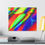 Thumbnail: Vibrant Abstract Stretched Canvas Art Print