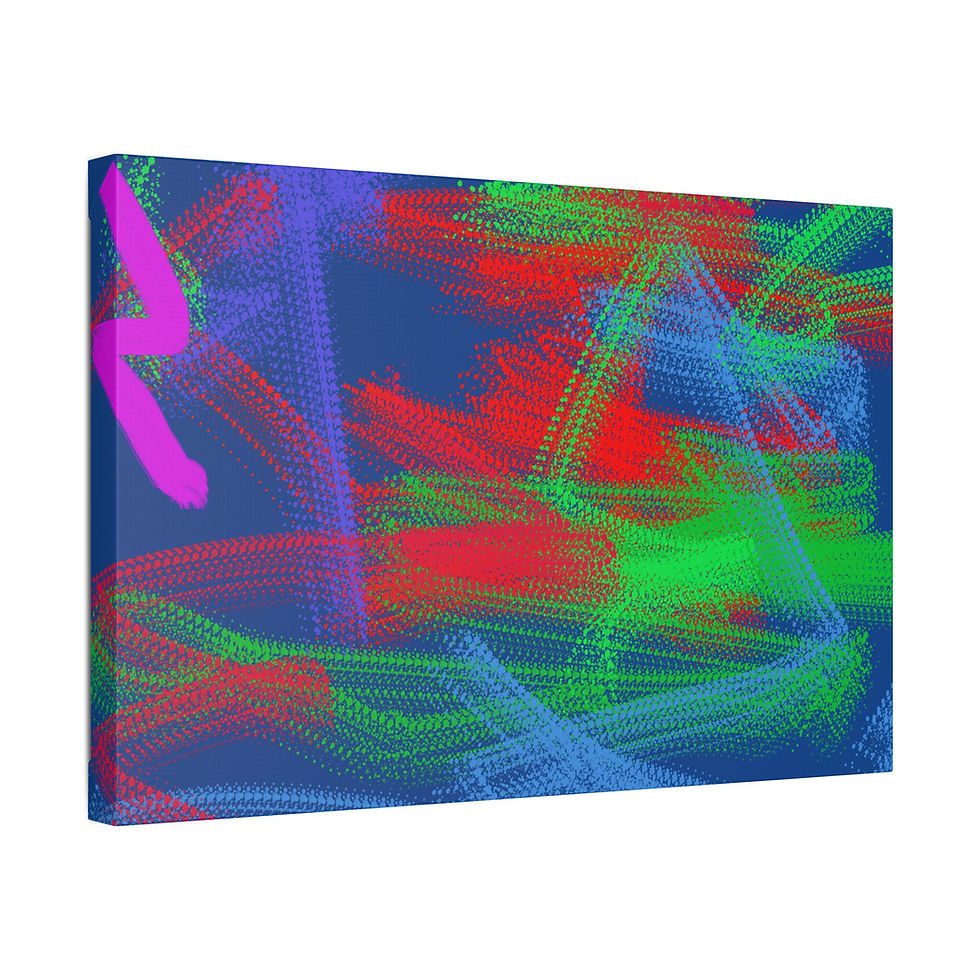 Thumbnail: rainbow sky canvas print 