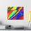 Thumbnail: Vibrant Abstract Stretched Canvas Art Print