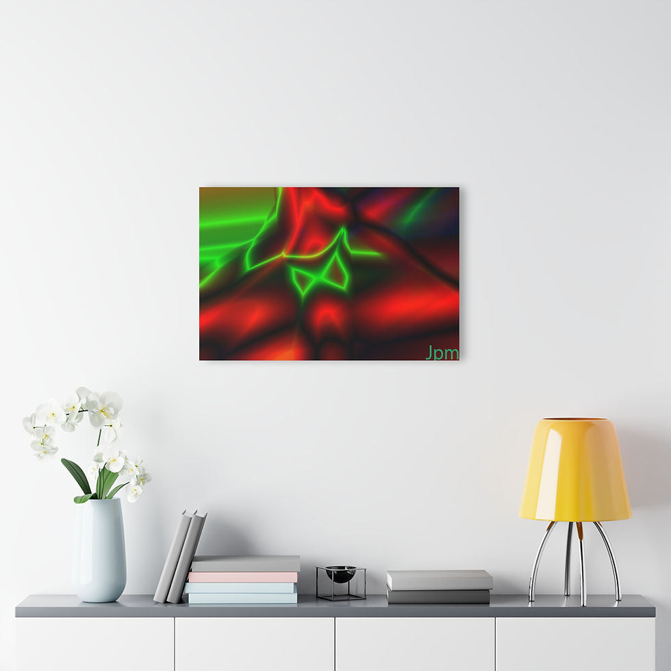 Thumbnail: Vibrant Abstract Acrylic Print Art, Wall Decor, Modern Artwork