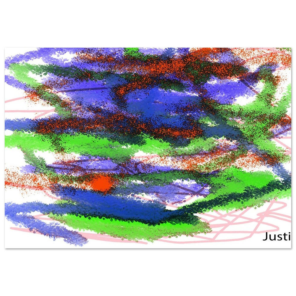 Thumbnail: Watercolor painting Aluminum Print