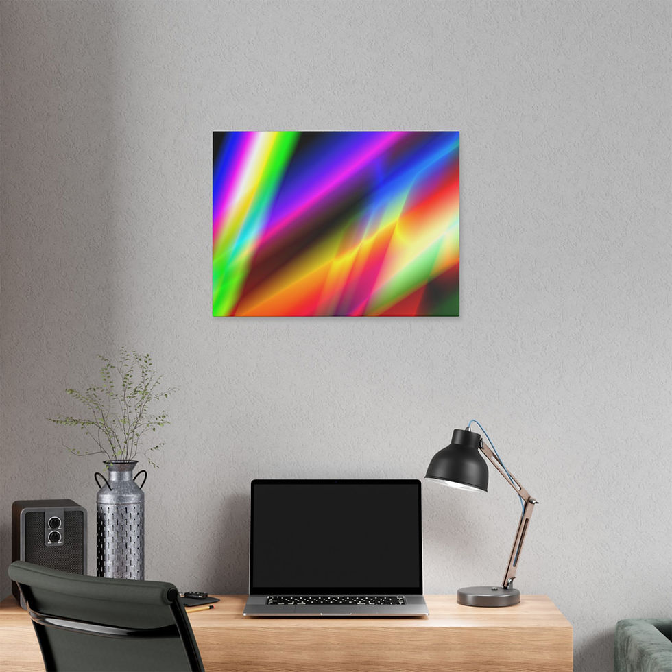 Thumbnail: Vibrant Abstract Canvas Art, 