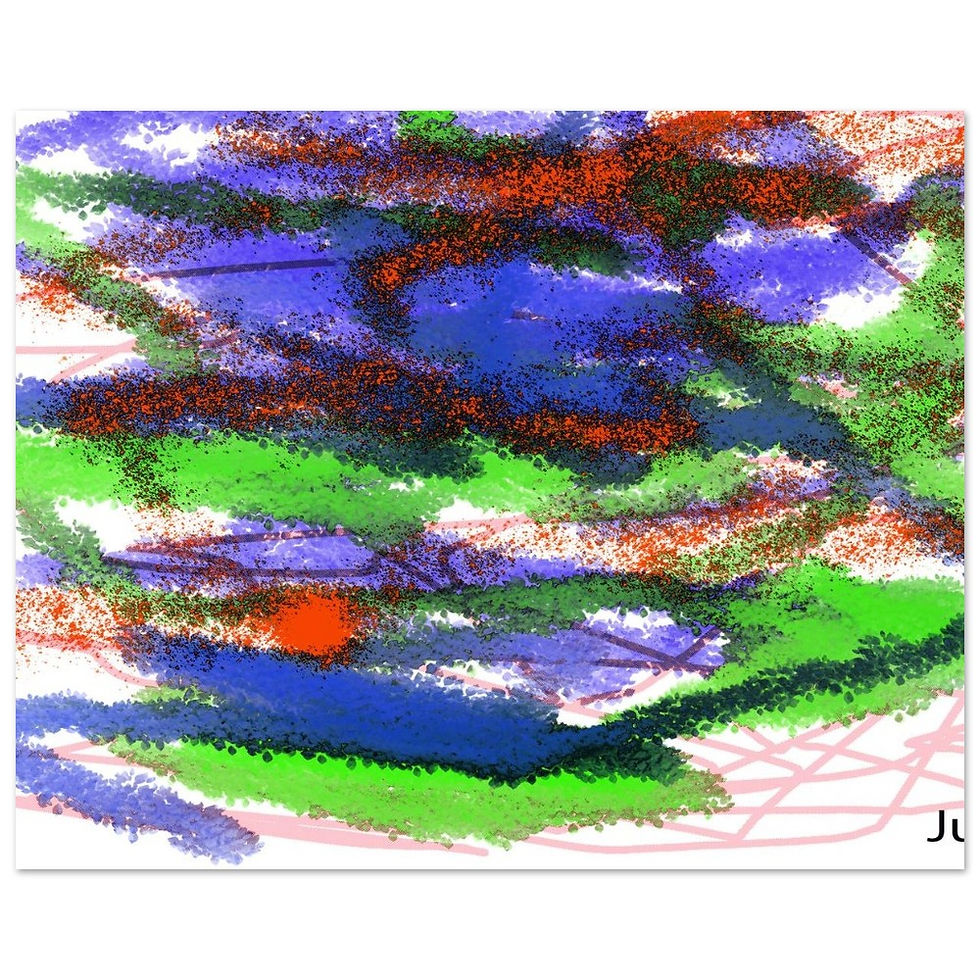 Thumbnail: Watercolor painting Aluminum Print