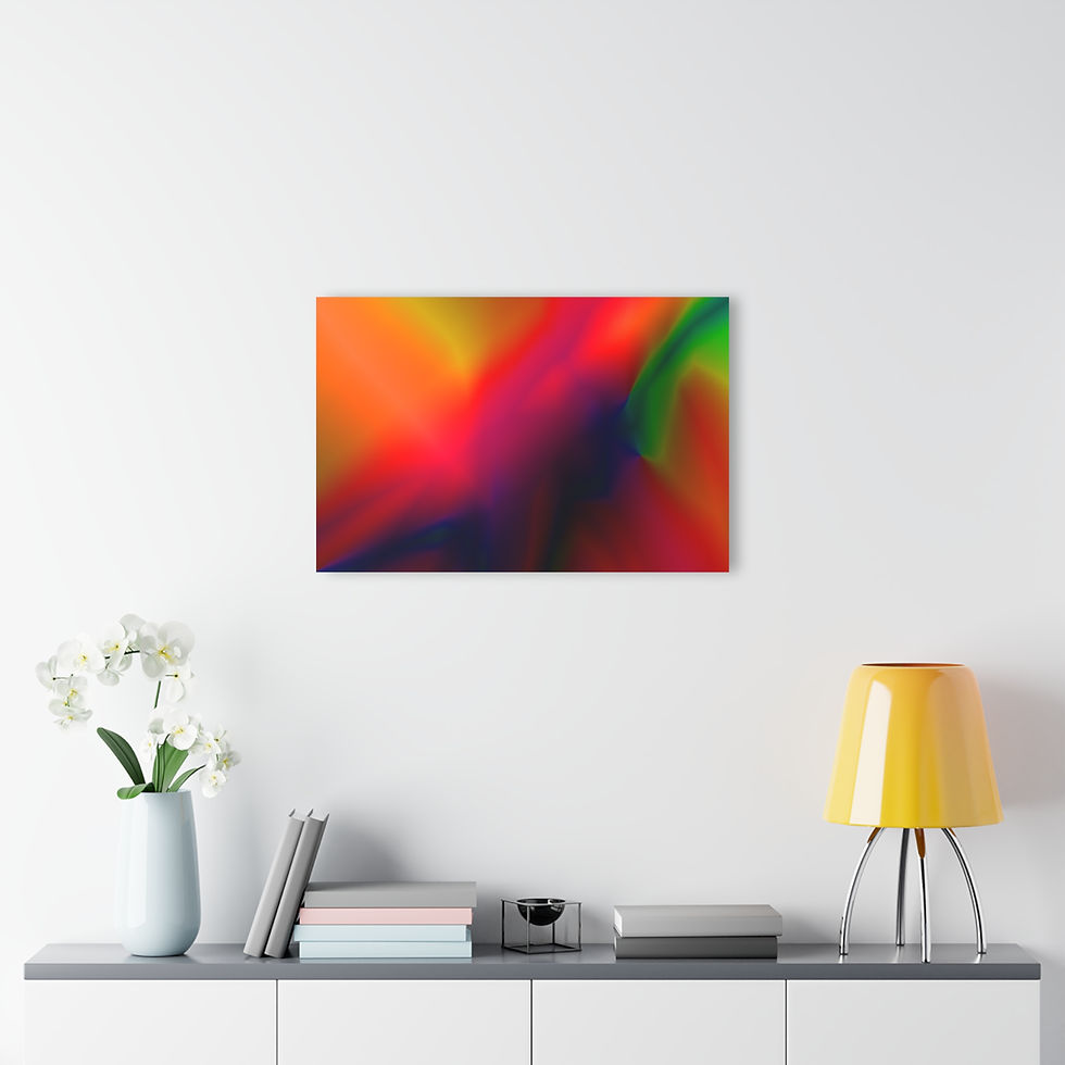Thumbnail: Colorful Abstract Acrylic Print Wall Art, 