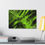 Thumbnail: Green Neon Abstract Canvas Print — Modern Splatter Wall Art