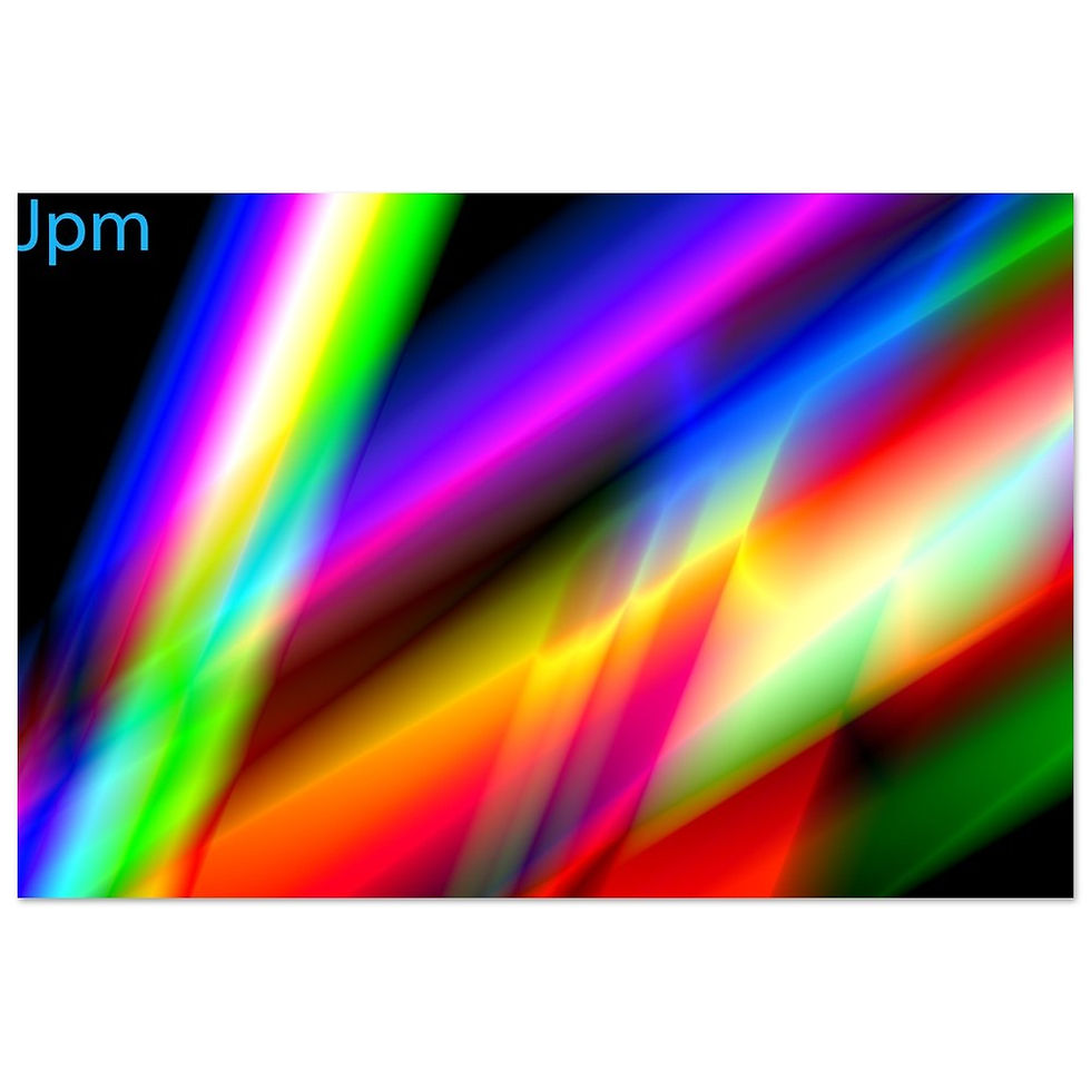 Thumbnail: rainbow at night Aluminum Print