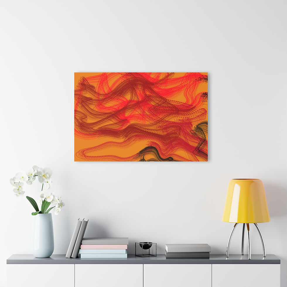 Thumbnail: Abstract Acrylic Wall Art, painting for living room 