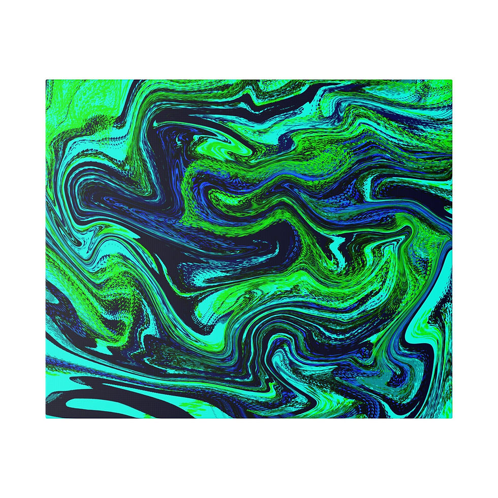 Thumbnail: Colors and clouds Abstract Art Canvas Print, For art lovers 