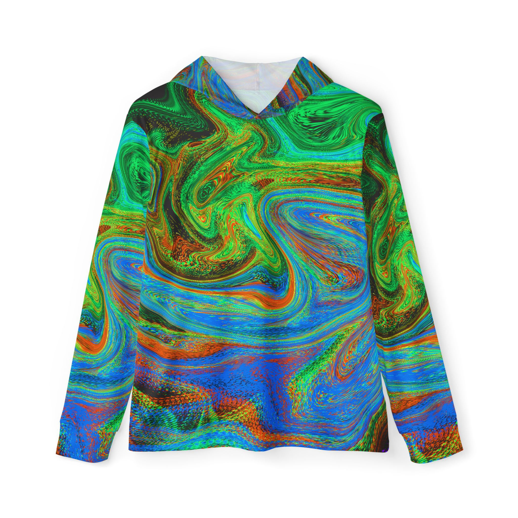 Vibrant Men's Sports Warmup Hoodie,