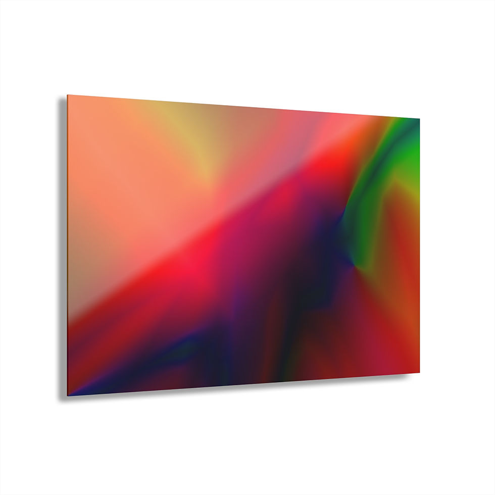 Thumbnail: Colorful Abstract Acrylic Print Wall Art, 