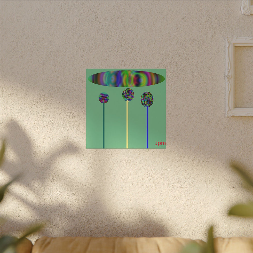 Thumbnail: Colorful Abstract Canvas Art