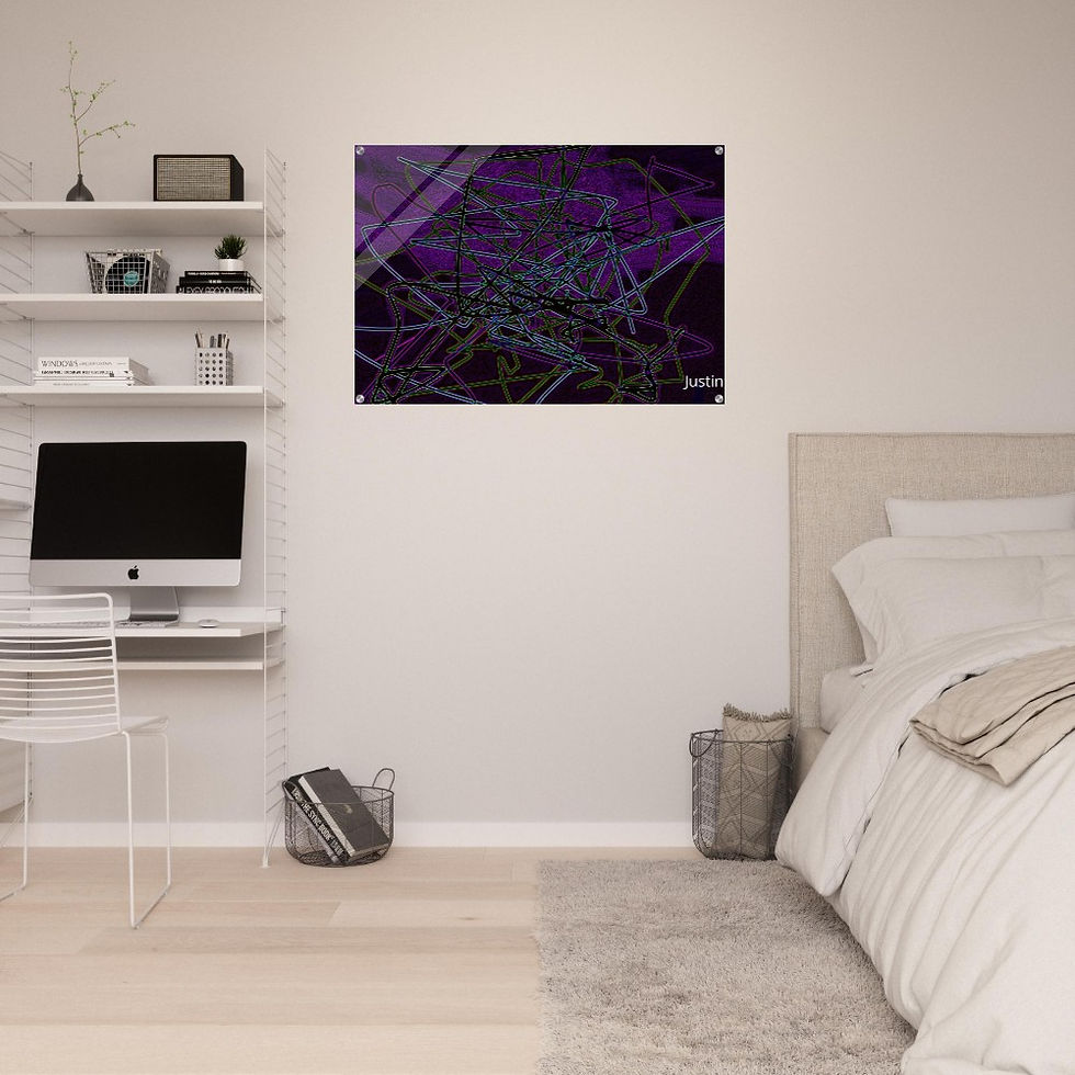 Thumbnail: Glowing tide up strings in a room