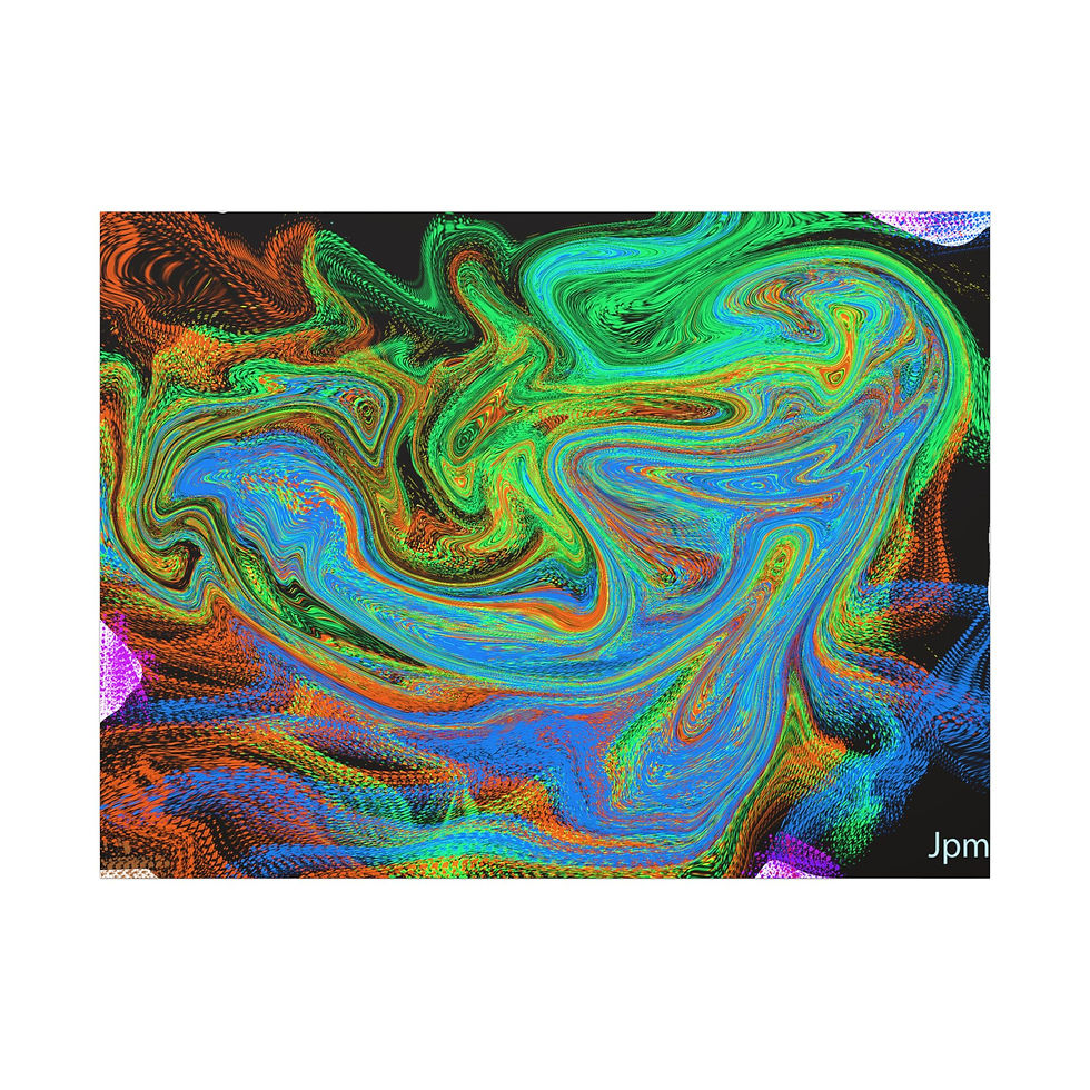 Thumbnail: Vibrant Abstract Colorful Canvas Print-Gift for art lovers