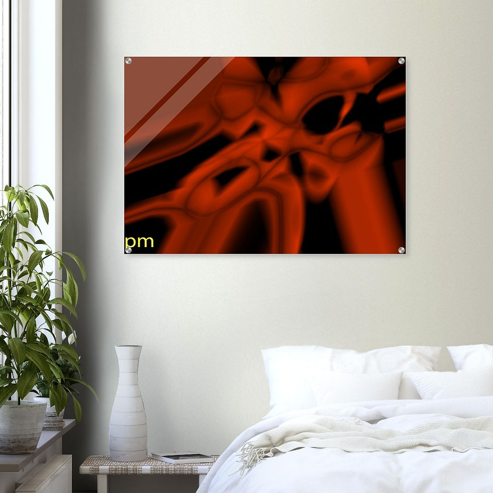 Thumbnail: monsters and ghosts Acrylic Print