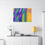Thumbnail: Colorful flames Colorful Abstract Canvas Wall Art, 