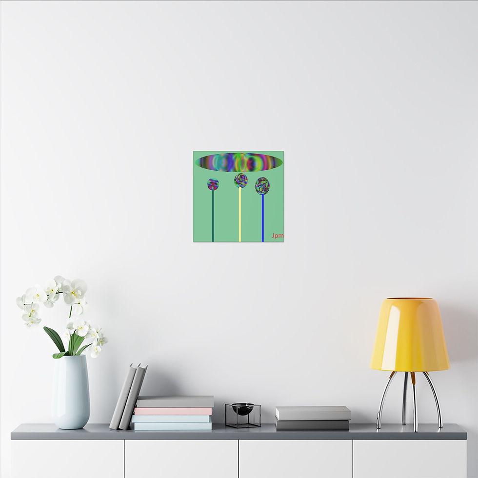 Thumbnail: Colorful Abstract Canvas Art