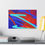 Thumbnail: Rainbow worms Vibrant Colorful Canvas Print 