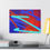 Thumbnail: Rainbow worms Vibrant Colorful Canvas Print 