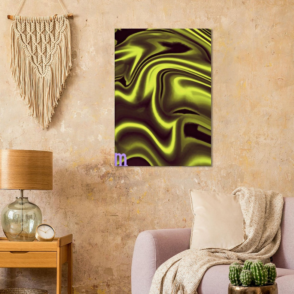 Thumbnail: Spaghetti in a flowing future Canvas Print