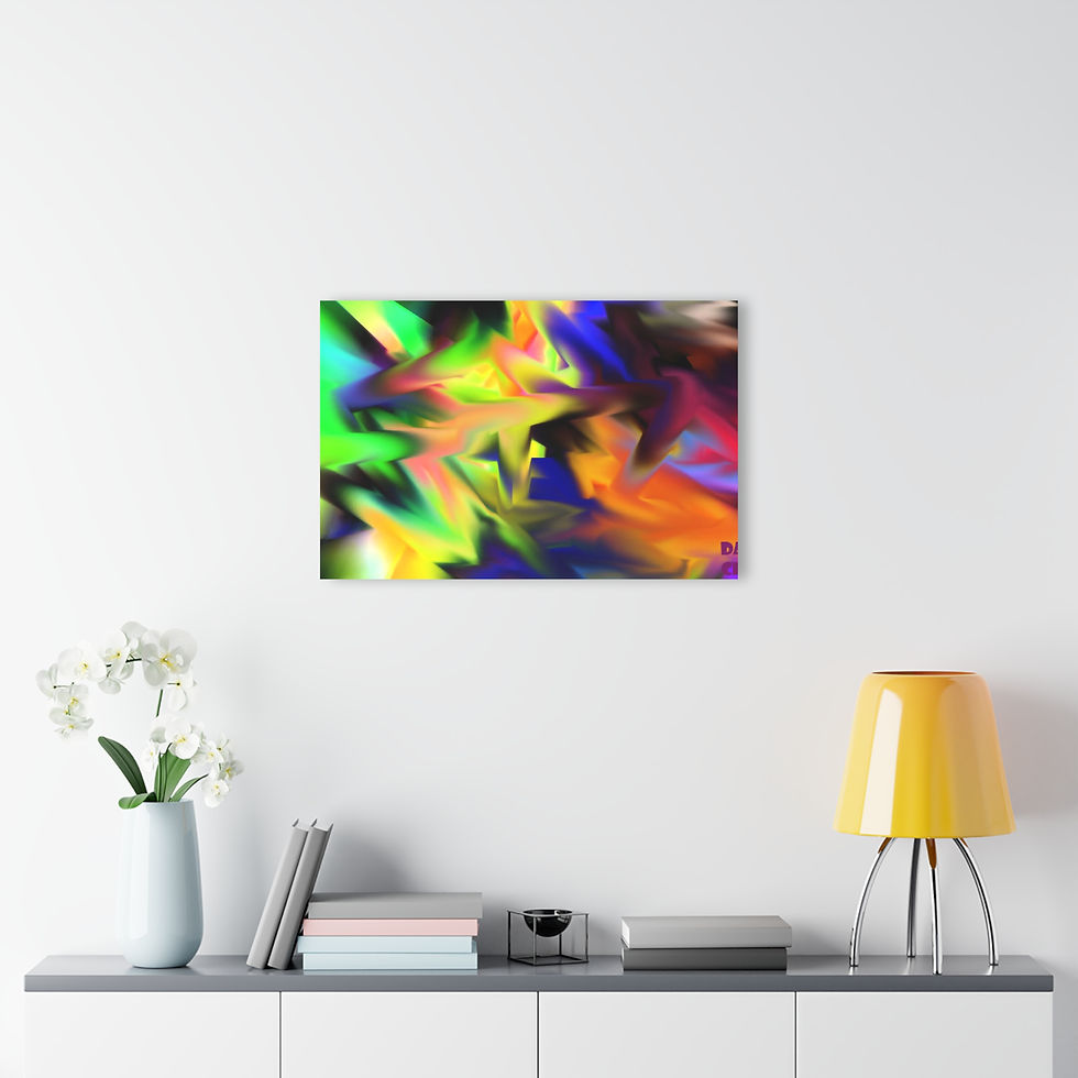 Thumbnail: Dark chocolate candy Vibrant Acrylic print 