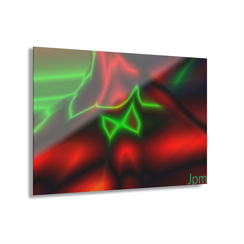 Thumbnail: Vibrant Abstract Acrylic Print Art, Wall Decor, Modern Artwork