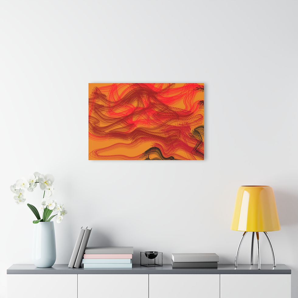 Thumbnail: Abstract Acrylic Wall Art, painting for living room 