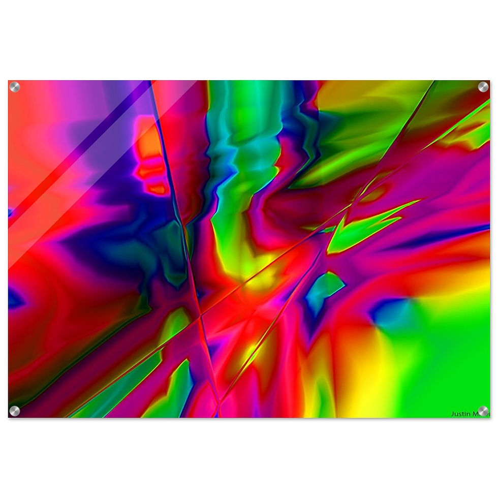 Thumbnail: Jungle on a wall Acrylic Print