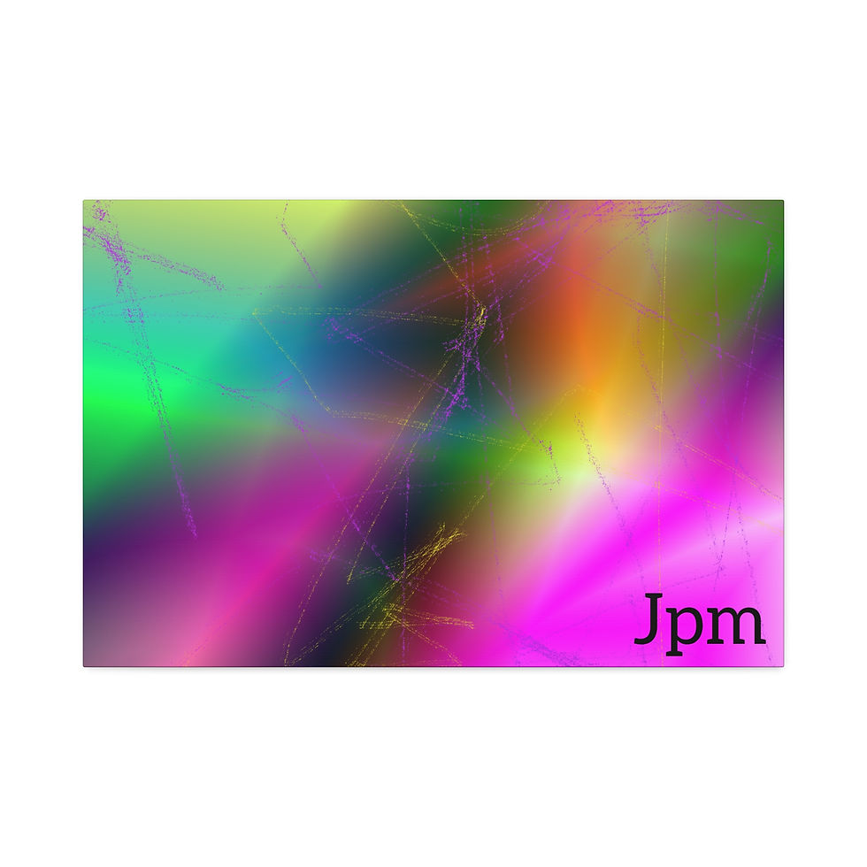 Thumbnail: icy mountain inside Vibrant Abstract Canvas Art