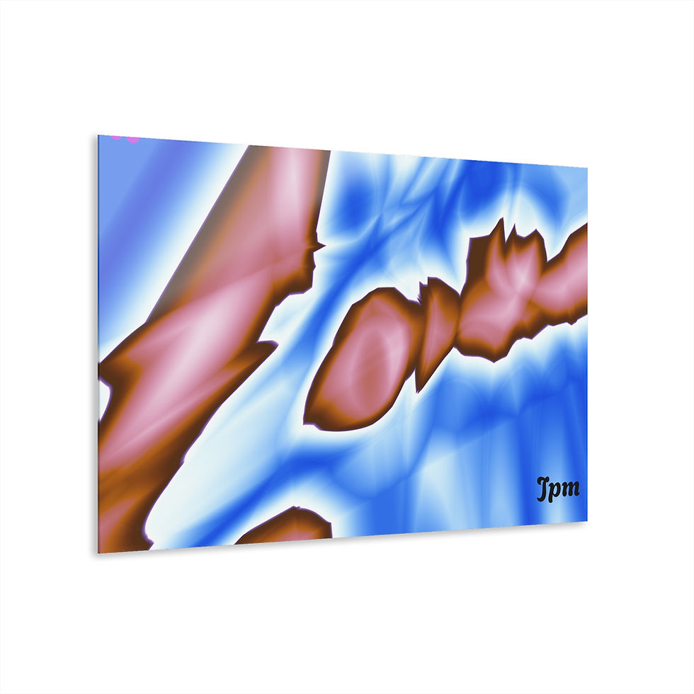 Thumbnail: Bars of the ice vibrant acrylic print 