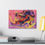 Thumbnail: Vibrant Abstract Canvas Wall Art, Colorful Home Decor 
