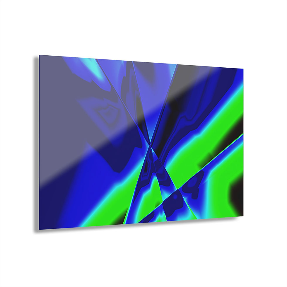 Thumbnail: Vibrant Acrylic Wall Art, Colorful Abstract Acrylic Prints