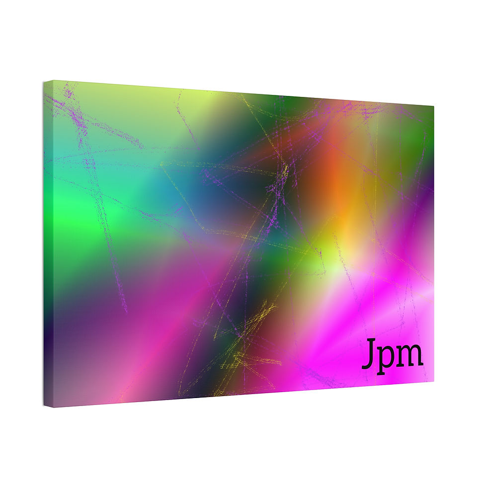 Thumbnail: icy mountain inside Vibrant Abstract Canvas Art