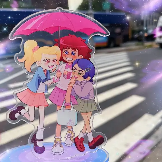 Amphibia Calamity Trio Standee