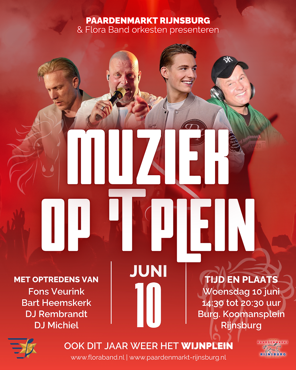 Muziek op 't Plein tijdens Paardenmarkt
