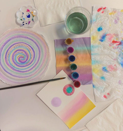 watercolor workshop supplies