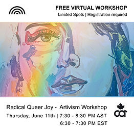 Radical Queer Joy Workshop graphic