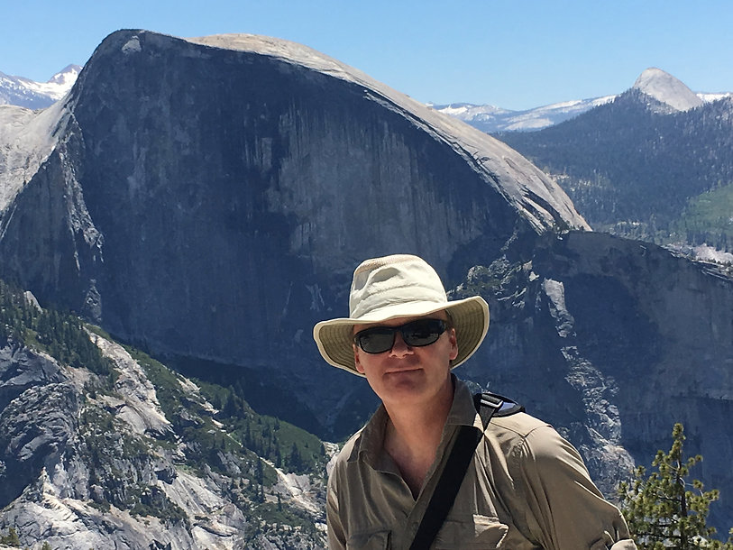 Writer and photographer William Gray in Yosemite National Park, USA