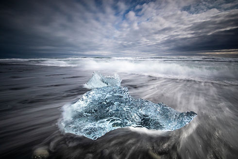 Ice washed up on Diamond Beach, Jokulsarlon Glacial Lagoon , Iceland, Will Gray Photography