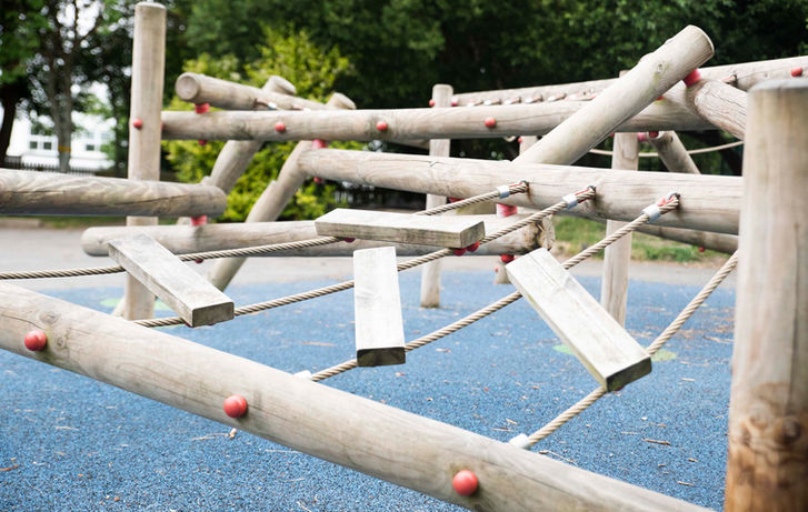 Eden Park Academy outdoor climbing frame