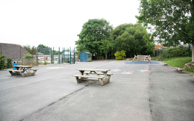 Eden Park Academy upper playground area
