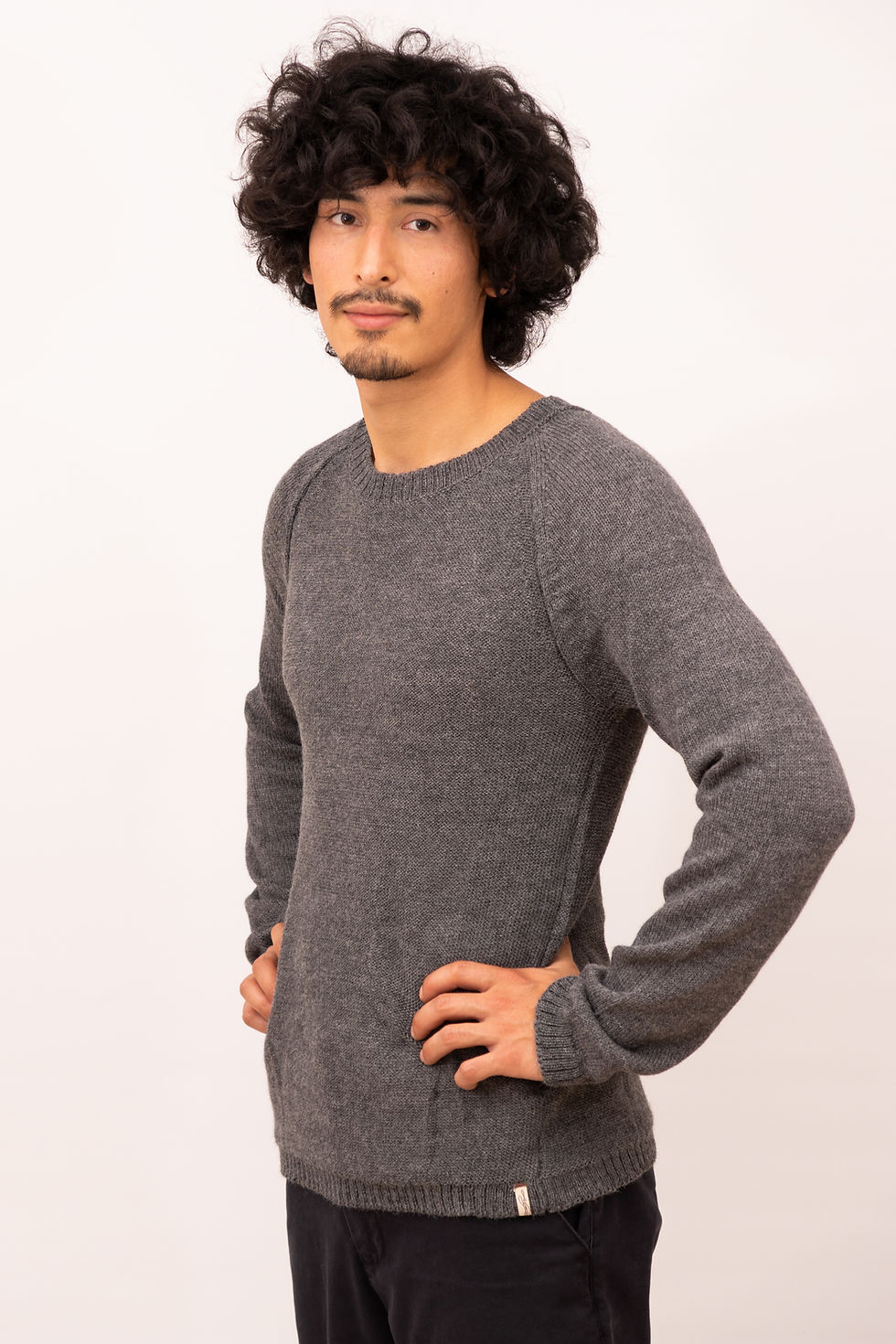 Miniaturbild: Babyalpaka Herrenpullover RICARDO