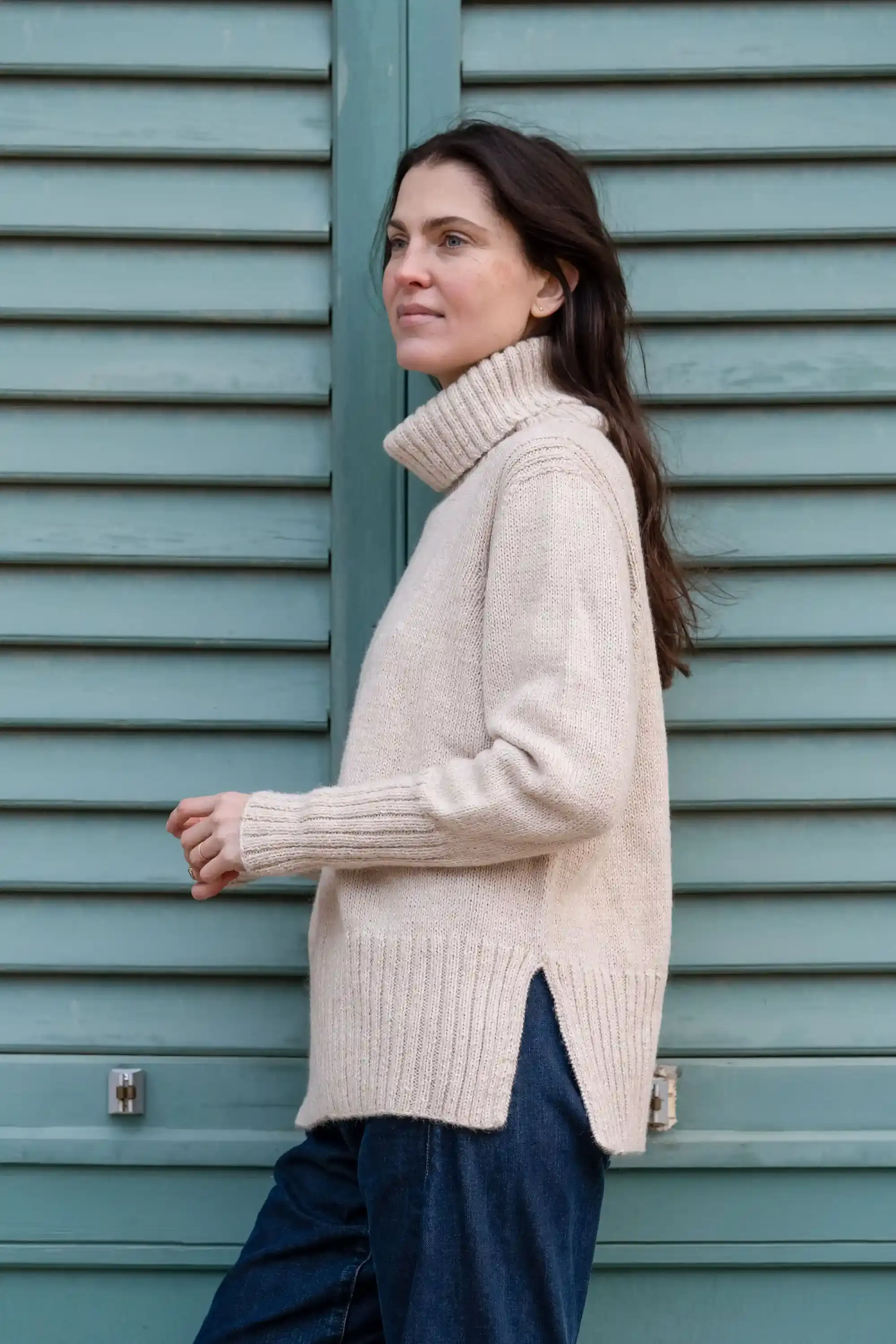 Babyalpaka Pullover Damen MARIA LUISE